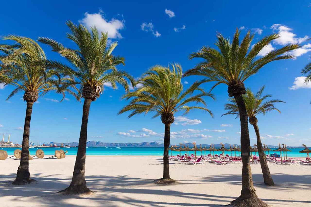 Apartment Oiza Sand Castle 24 At Alcudia Beach, Wifi And Aircon Экстерьер фото