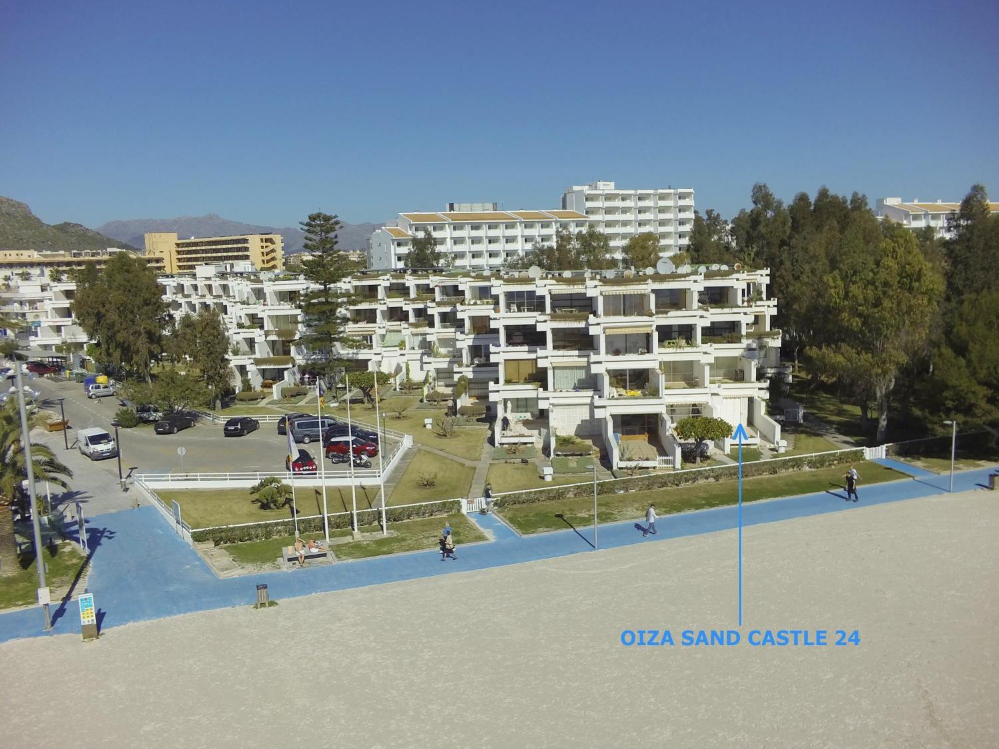 Apartment Oiza Sand Castle 24 At Alcudia Beach, Wifi And Aircon Экстерьер фото